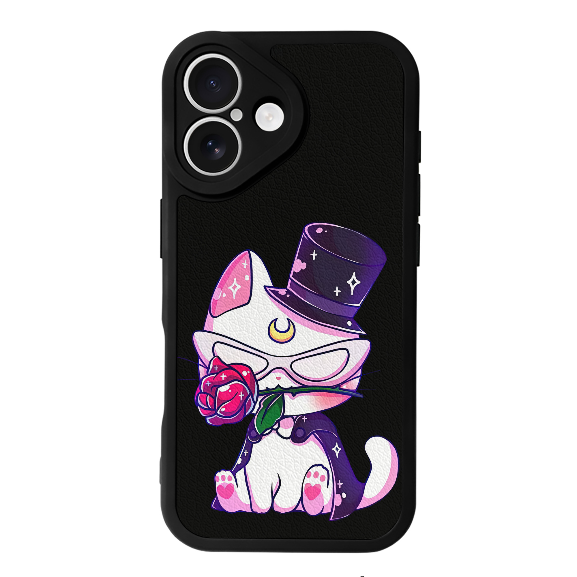 （画像用） 美少女戦士セーラームーン Sailor Moon 【iPhone 16シリーズ対応】シリコンスマホケース（レザー調） 材質：シリコン